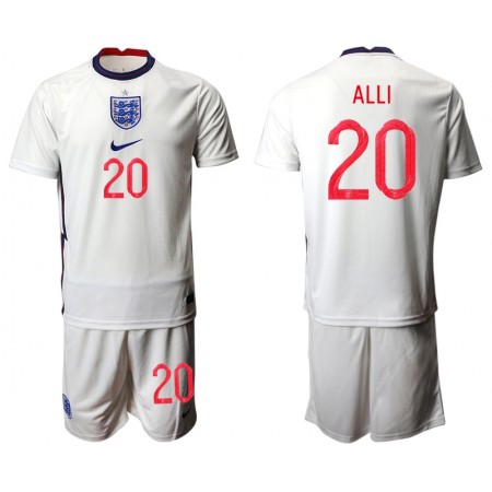 Fußballtrikots England Alli 20 Kinder Euro 2020 Kurzarm Heimtrikotsatz kaufen